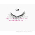 Ultra soft human hair false eyelashes private custom